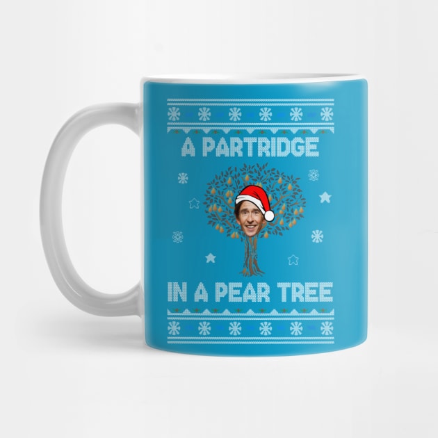 Alan Partridge In A Pear Tree Christmas by StebopDesigns